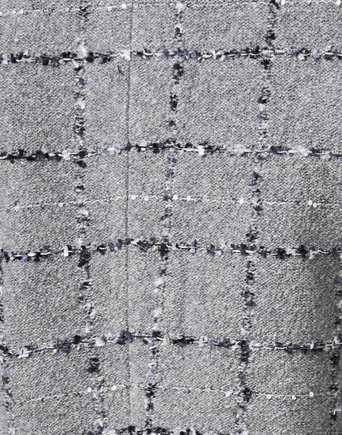 Fabric image - Amina Rubinacci - Notizia Grey Sequin Blazer