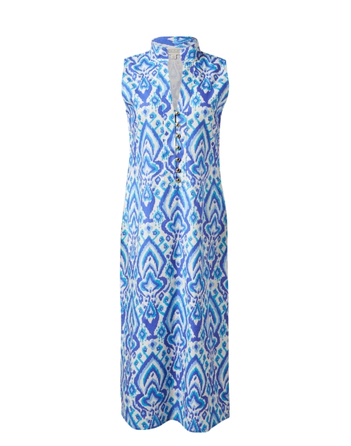 Product image - Sail to Sable - Blue Ikat Print Tunic Dress