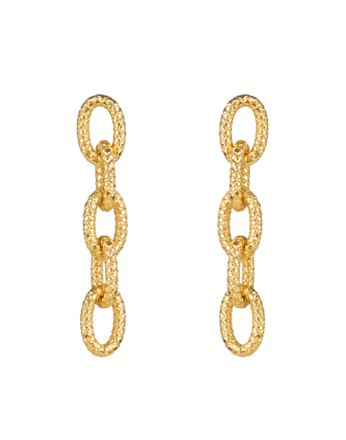 Sylvia Toledano Gold Link Drop Earrings