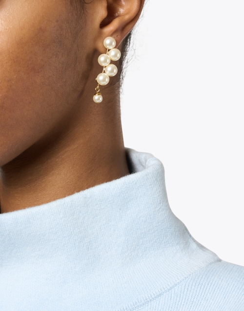Look image - Jennifer Behr - Marcella Multi Pearl Drop Earrings