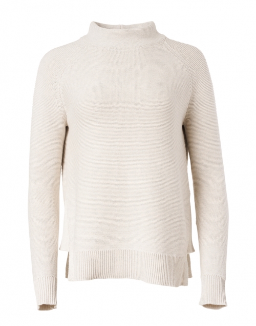 Product image - Kinross - Champagne Cotton Garter Stitch Sweater