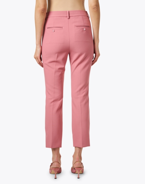 Back image - Weekend Max Mara - Rana Pink Stretch Cotton Trouser
