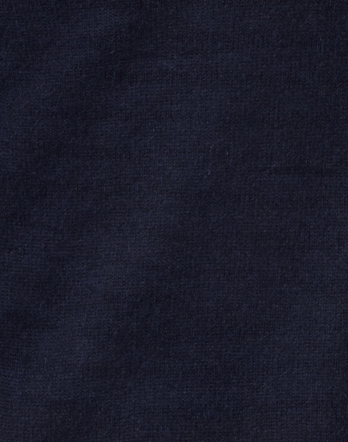 Fabric image - White + Warren - Navy Essential Cashmere Cardigan