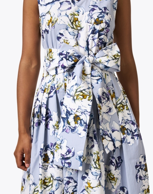 Extra_1 image - Samantha Sung - Florence Blue and White Floral Print Dress