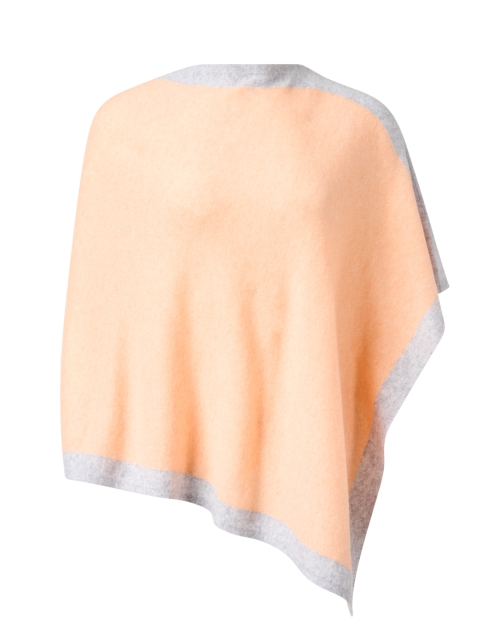 Product image - Kinross - Orange with Grey Cashmere Poncho