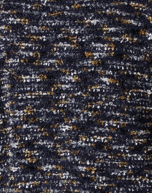Fabric image - Amina Rubinacci - Ingrid Navy Wool Cardigan