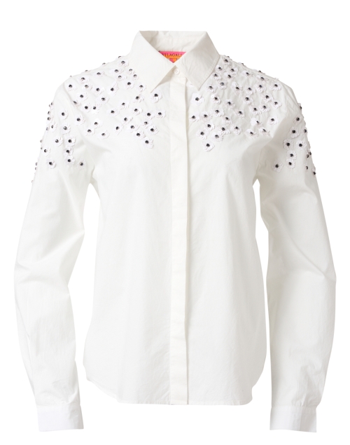 Product image - Vilagallo - Margot White Embellished Cotton Shirt