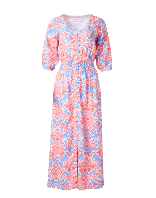 Product image - Walker & Wade - Kelsey Coral and Blue Print Dress