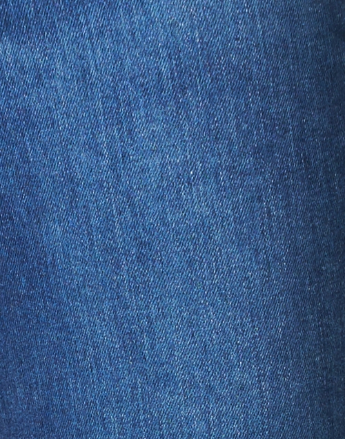 Fabric image - Veronica Beard - Beverly Bright Blue High Rise Flare Stretch Jean