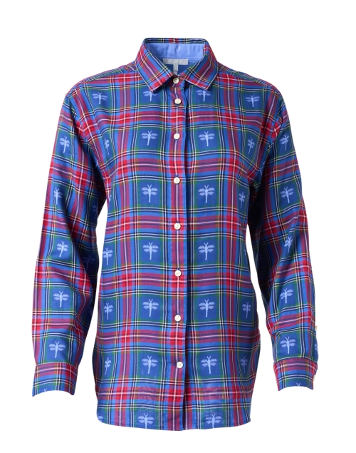 Product image - Hinson Wu - Halsey Blue and Red Plaid Shirt