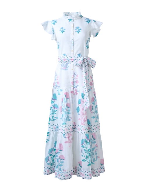 Product image - Oliphant - White Print Cotton Voile Dress