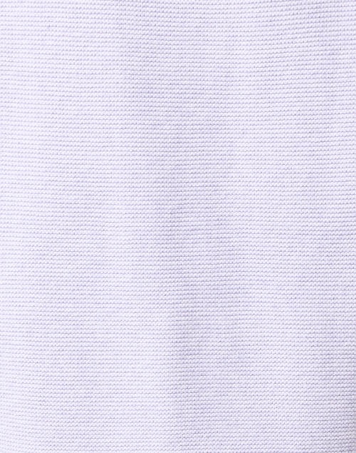 Fabric image - Kinross - Lilac Purple Garter Stitch Cotton Sweater