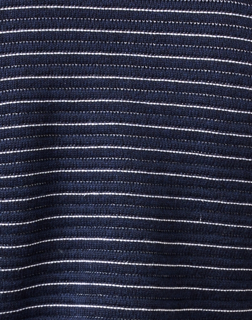 Fabric image - Kinross - Navy and White Striped Cotton Jacket