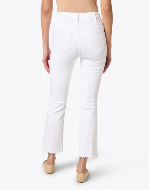Back image - Mother - The Hustler High Waist White Jean