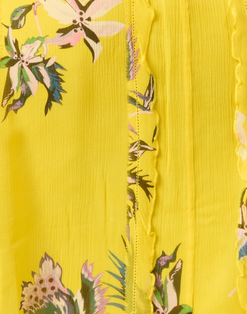 Fabric image - Jason Wu Collection - Yellow Print Silk Chiffon Dress