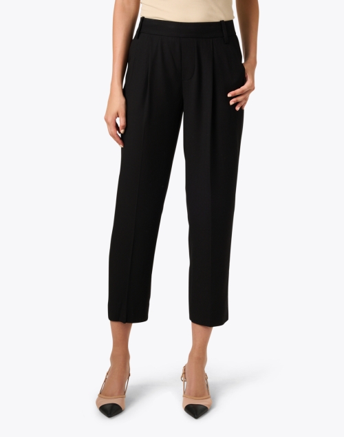 Front image - Vince - Black Drapey Pull On Pant