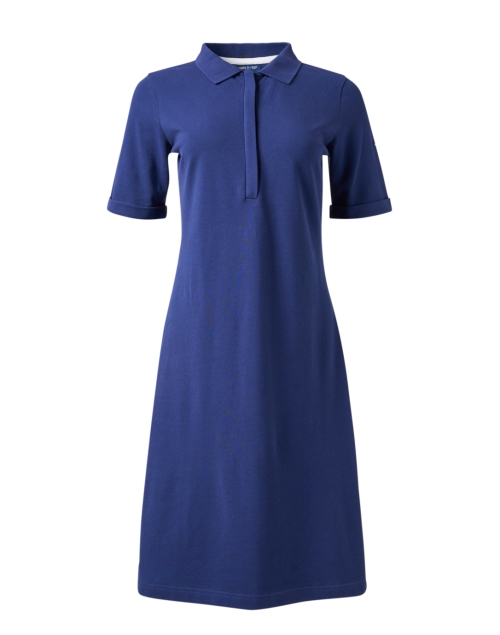 Product image - Saint James - Sheryl Navy Cotton Polo Dress