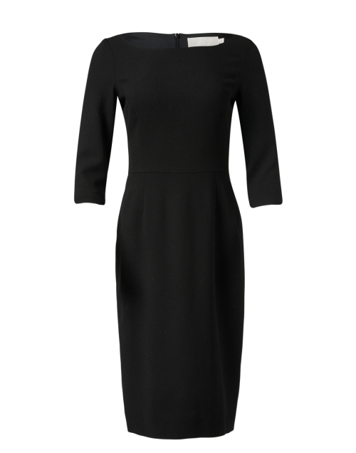 Product image - Jane - Venus Black Wool Crepe Dress