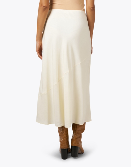 Back image - Apiece Apart - Ami Cream Slip Skirt