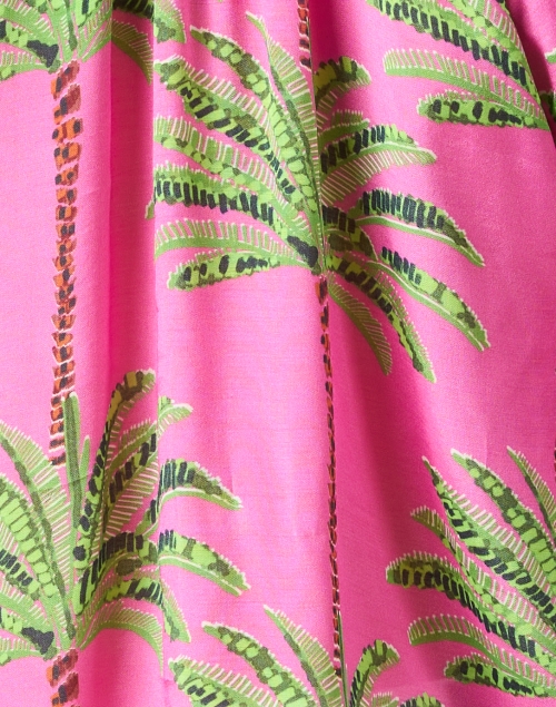Fabric image - Vilagallo - Mabel Pink Palm Print Blouse