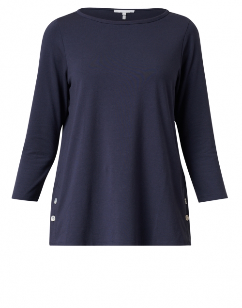 Product image - Hinson Wu - Paloma Navy Tailored Knit Shirt