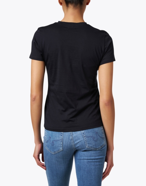Back image - Vince - Navy Cotton T-Shirt