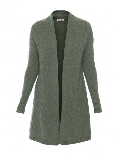 Product image - Cortland Park - Sophie Green Cable Knit Cardigan