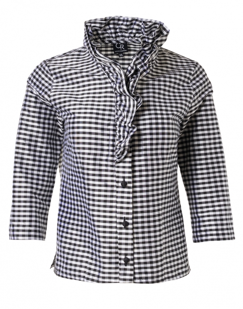 Product image - Connie Roberson - Celine Black and White Check Silk Shirt