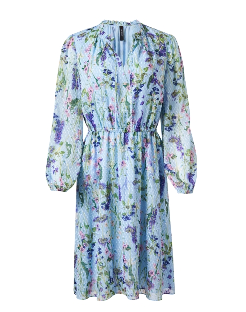 Product image - Marc Cain - Fioretti Blue Floral Swiss Dot Dress