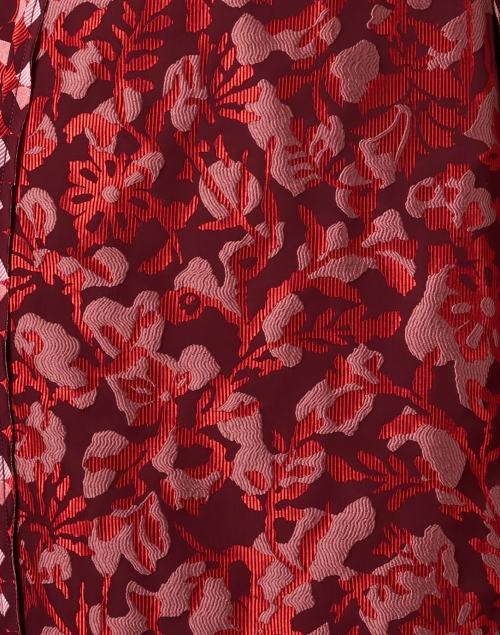Fabric image - St. John - Red Multi Jacquard Dress