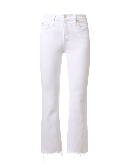 Product image - Mother - The Rider White High-Waisted Ankle Jean