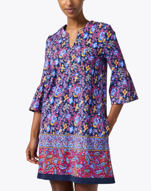 Front image - Jude Connally - Kerry Floral Paisley Printed Dress