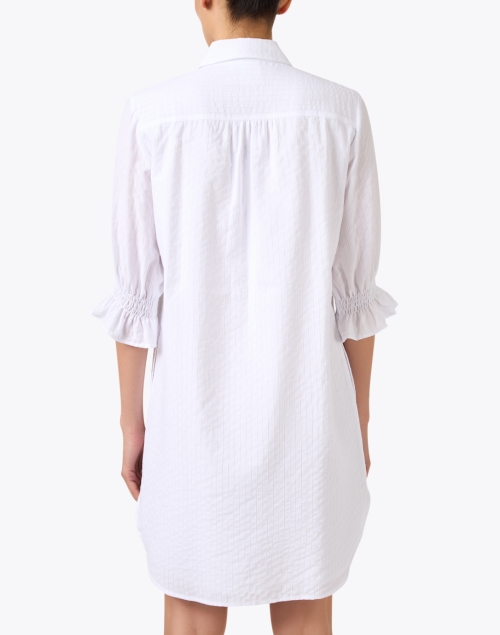 Back image - Finley - Miller White Textured Dress