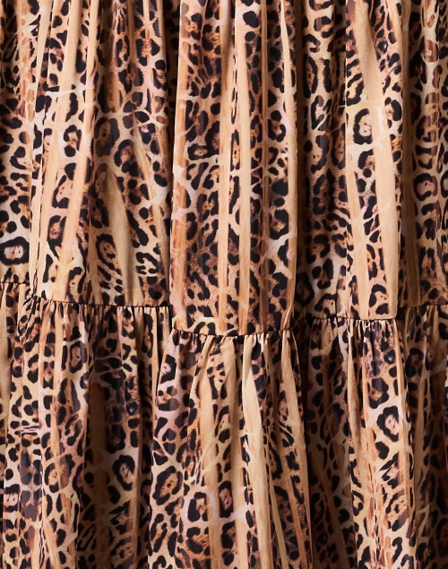 Fabric image - Kobi Halperin - Whistler Brown Animal Print Dress