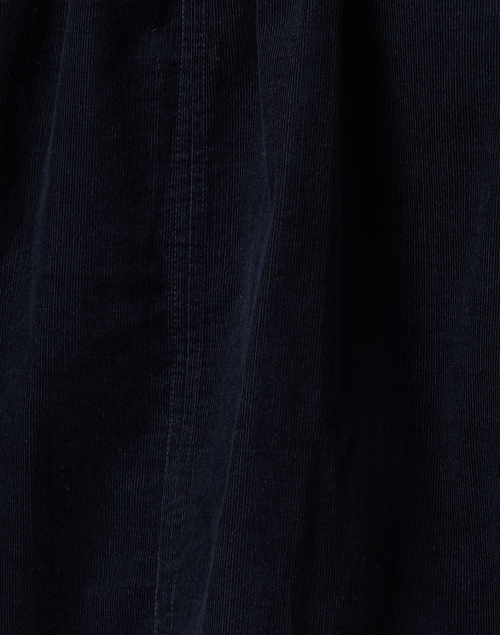 Fabric image - Xirena - Leigh Navy Corduroy Blouse