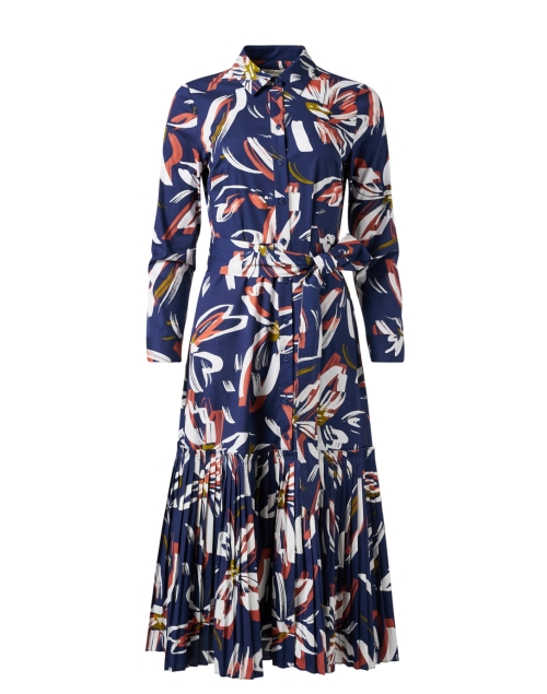 Product image - Shoshanna - Tori Navy Floral Printed Dress