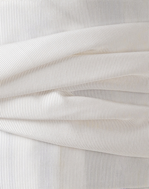 Fabric image - Sara Roka - White Wide Ribbed Belt