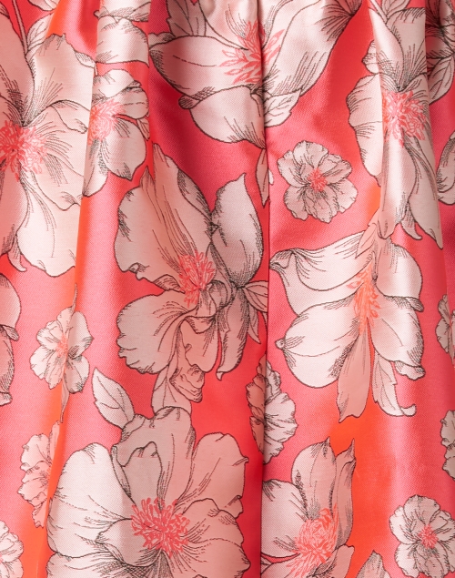 Fabric image - Bigio Collection - Coral Floral A-Line Skirt