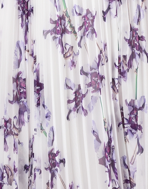Fabric image - Jason Wu Collection - White and Purple Print Dress