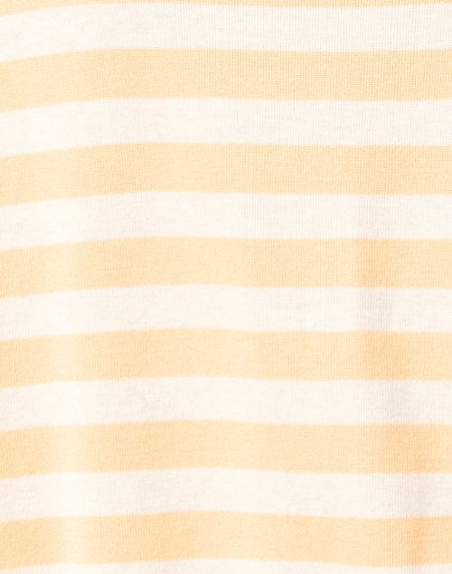 Fabric image - Repeat Cashmere - Beige and Orange Stripe Cashmere Sweater
