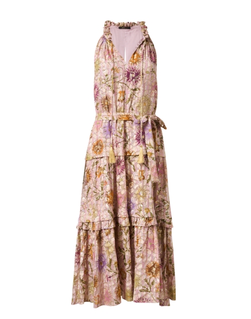 Kobi Halperin Rosalie Pink Metallic Print Dress