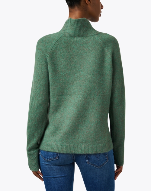 Back image - Cortland Park - Parker Green Cashmere Sweater