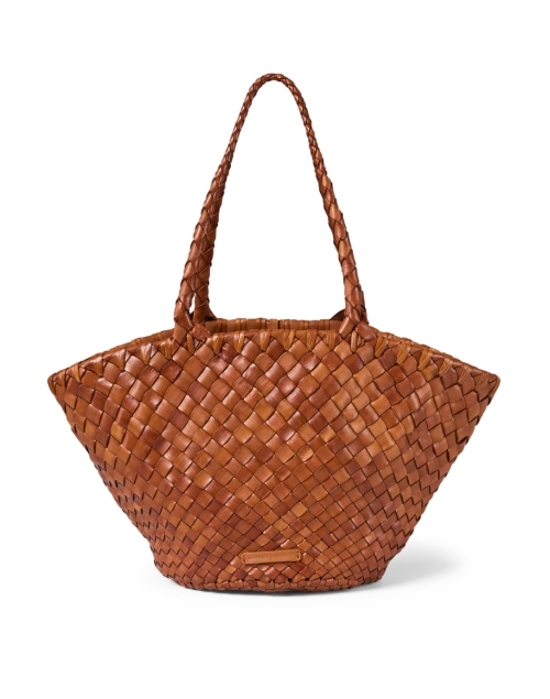 Product image - Loeffler Randall - Kai Brown Woven Leather Tote Bag