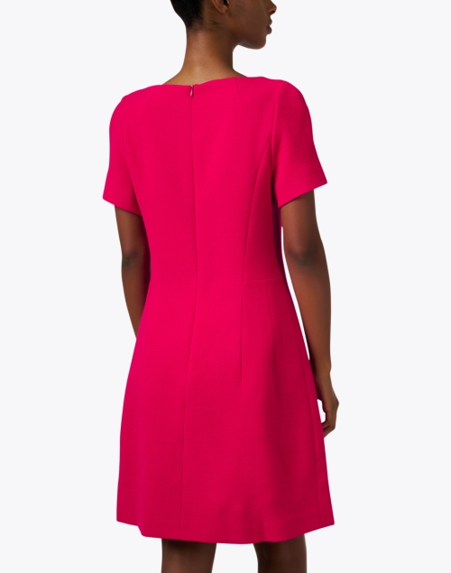 Back image - Weill - Raspberry Red Wool Dress