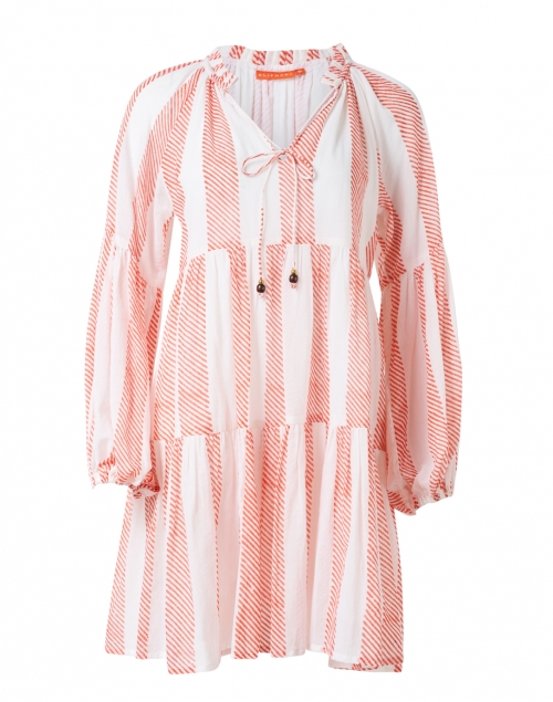 Product image - Oliphant - Whistler Coral and White Stripe Dress