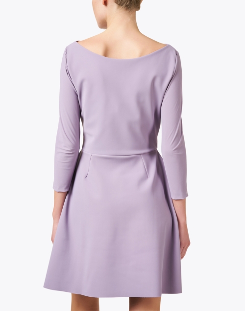 Back image - Chiara Boni La Petite Robe - Aldoio Purple Embellished Dress