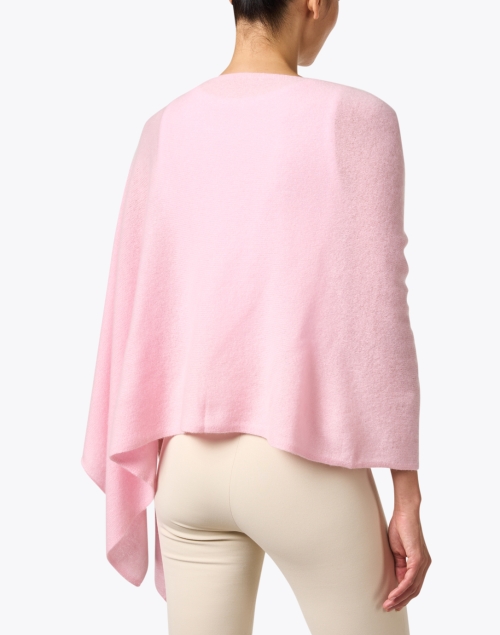 Back image - Minnie Rose - Pink Cashmere Ruana