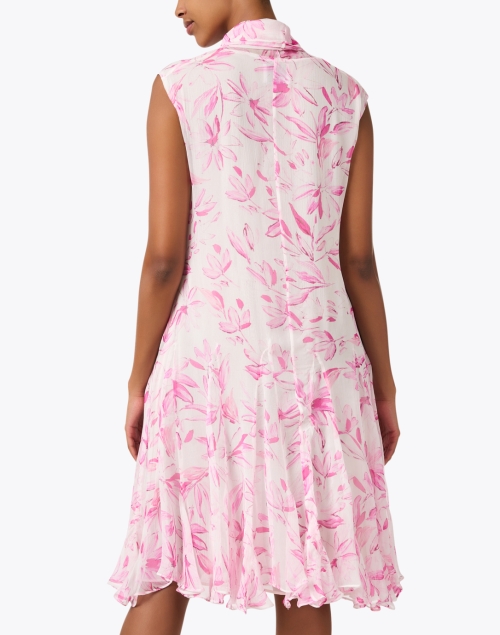 Back image - Weill - Celhia Pink Floral Print Dress