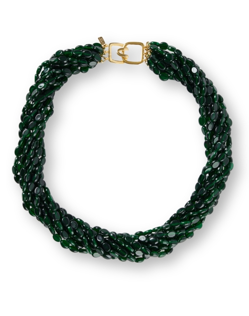 Product image - Kenneth Jay Lane - Green Multi Strand Necklace