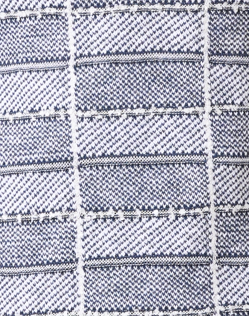 Fabric image - Amina Rubinacci - Pastello Navy and White Striped Jacket 